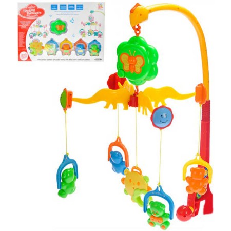 Kolotoč baby nad postýlku na baterie Zvuk různé druhy pro miminko