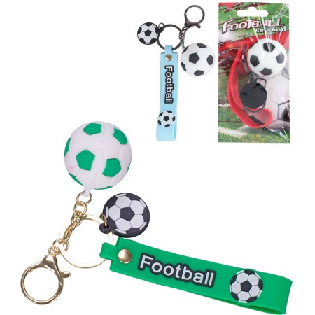 Přívěsek na klíče fotbalový míč dětská klíčenka 3 barvy