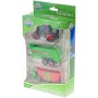 Traktor 9cm set se 2 vlečkami 4 druhy plast v krabici