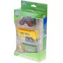 Traktor 9cm set se 2 vlečkami 4 druhy plast v krabici