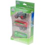 Traktor 9cm set se 2 vlečkami 4 druhy plast v krabici
