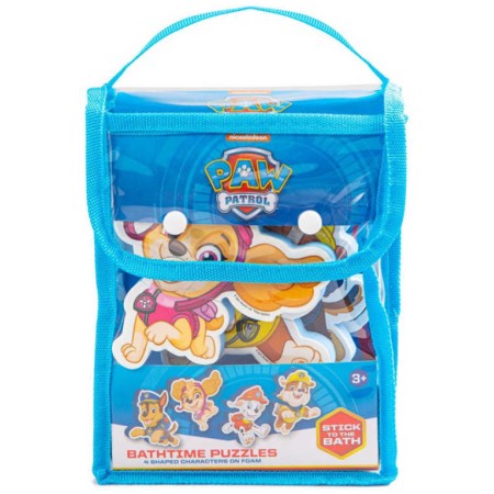 Puzzle soft pěnové Tlapková Patrola (Paw Patrol) do koupele 4x 2 dílky
