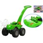 Auto dinosaurus monster truck 30cm s bublifukovačem zelené s náplní na baterie