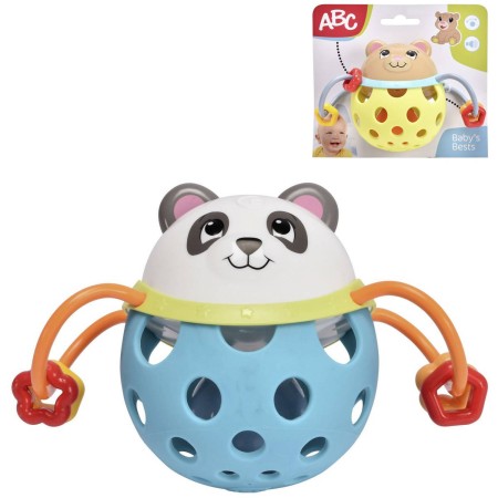 SIMBA Baby chrastítko kulaté medvídek / panda pro miminko 2 druhy