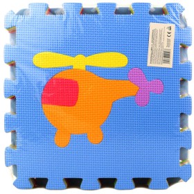 Měkké bloky Dopravní prostředky III. 9ks pěnový koberec baby vkládací puzzle
