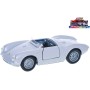 WELLY Auto model Porsche 550 Spyder kov PB 12cm stříbrné