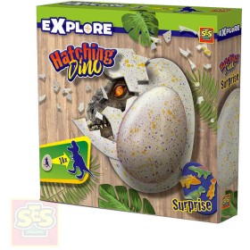 SES CREATIVE Líhnutí dinosaura ve vodě herní set dinosauří vejce s překvapením