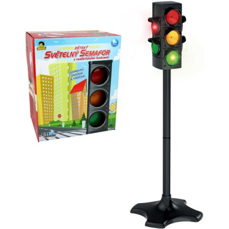 Semafor City Collection funkční na baterie 36-72cm nastavitelná výška Světlo plast