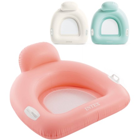 INTEX Křeslo nafukovací s opěradlem s úchyty do vody 3 barvy 56801