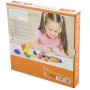 DŘEVO 3D Puzzle skládačka želva 24cm s abecedou 26 dílků v krabici