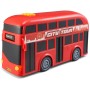 Autobus červený dvoupatrový doubledecker na baterie Světlo Zvuk