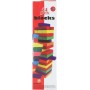Hra DŘEVO Věž Jenga barevná 54 dílků v krabičce *SPOLEČENSKÉ HRY*