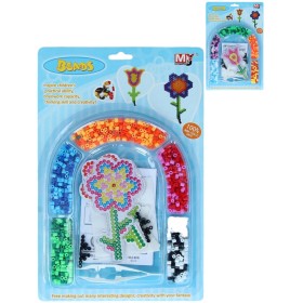 Zažehlovací korálky kytička holčičí kreativní sada 2 druhy