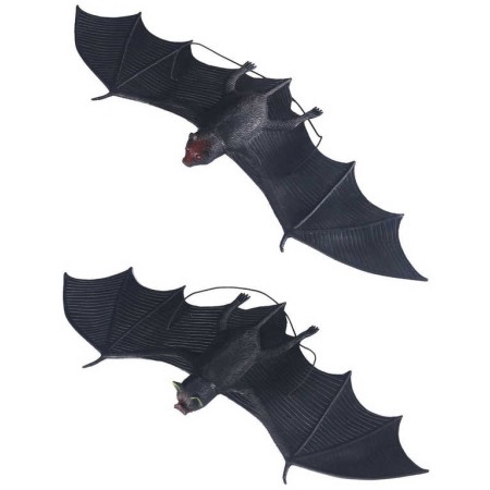 Zvířátko netopýr závěsný dekorace na gumičce 2 druhy guma