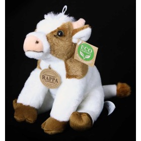 PLYŠ Kráva sedící 18cm Eco-Friendly *PLYŠOVÉ HRAČKY*