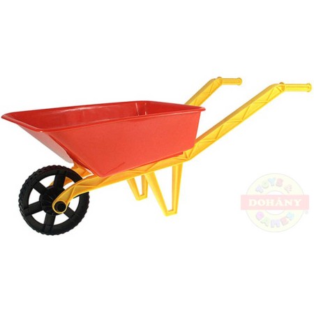 MAD Dětské kolečko (kolečka) na písek červené 72x29x25cm plast