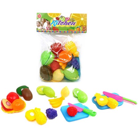 Krájecí ovoce a zelenina na suchý zip velký kuchyňský set s doplňky plast