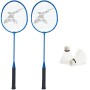 Badmintonový set 2 pálky 65cm + 2 plastové košíčky v pouzdrře 2 barvy