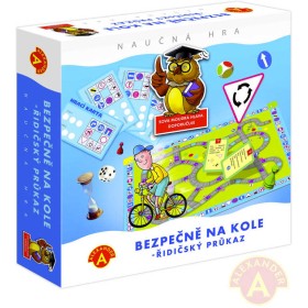 ALEXANDER Hra Bezpečně na kole - řidičský průkaz *SPOLEČENSKÉ HRY*