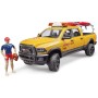 BRUDER 02506 Auto RAM 2500 Power Wagon pobřežní stráž na baterie Světlo Zvuk