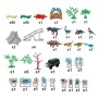 Dino dráha variabilní 217ks herní set s autíčkem a dinosaury na baterie
