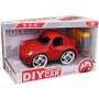 Auto sportovní na šroubování set s nástrojem k sestavení 2 barvy plast