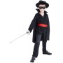 KARNEVAL Šaty BANDITA vel. S (116-128 cm) 4-6 let KOSTÝM