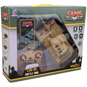 RC Tank 21cm na vysílačku 1:32 na baterie Světlo Zvuk 2 barvy