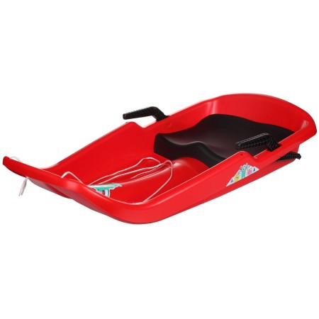 PLASTKON Boby dětské CYCLONE se sedátkem na sníh Červené