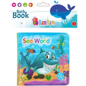 BAM BAM Baby knížka mořský svět pískací do vany na koupání pro miminko