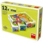 DINO DŘEVO Kubus set 12ks Povolání obrázkové kostky