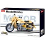 SLUBAN Model Bricks Motorka armádní 223 dílků STAVEBNICE