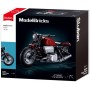 SLUBAN Model Bricks Motorka R18 222 dílků STAVEBNICE