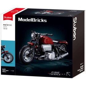 SLUBAN Model Bricks Motorka R18 222 dílků STAVEBNICE