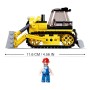 SLUBAN Town Buldozer 231 dílků + 1 figurka STAVEBNICE