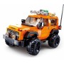 SLUBAN Model Bricks Auto americký vůz SUV 302 dílků + 1 figurka STAVEBNICE