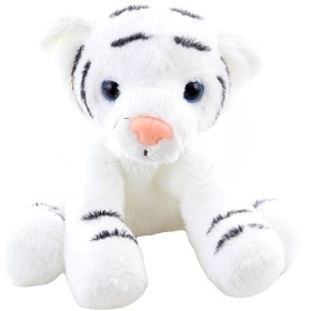 PLYŠ Tygřík bílý 15cm sedící *PLYŠOVÉ HRAČKY*