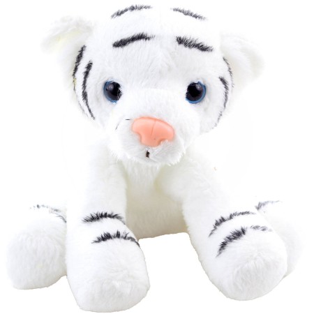 PLYŠ Tygřík bílý 15cm sedící *PLYŠOVÉ HRAČKY*
