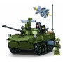 SLUBAN Model Bricks Bojové vozidlo BMD-25 530 dílků + 3 figurky STAVEBNICE