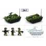 SLUBAN Model Bricks Bojové vozidlo BMD-25 530 dílků + 3 figurky STAVEBNICE