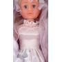 Panenka velká chodící 80cm chodička nevěsta set s kadeřnickými doplňky