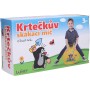 KRTEK (Krteček) Míč skákací 40cm žluté dětské hopsadlo s držadly