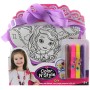 Kabelka malovací vybarvovací princezna kreativní set s fixami