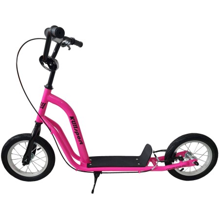 KUBISPORT Koloběžka dětská Mistral 12" růžová nafukovací kola