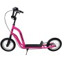 KUBISPORT Koloběžka dětská Mistral 12" růžová nafukovací kola