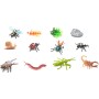 Zvířátka hmyz set 9ks plastové figurky s doplňky 2 druhy