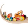 HAPE DŘEVO Baby vláček se zvířátky Cesta džunglí *DŘEVĚNÉ HRAČKY*