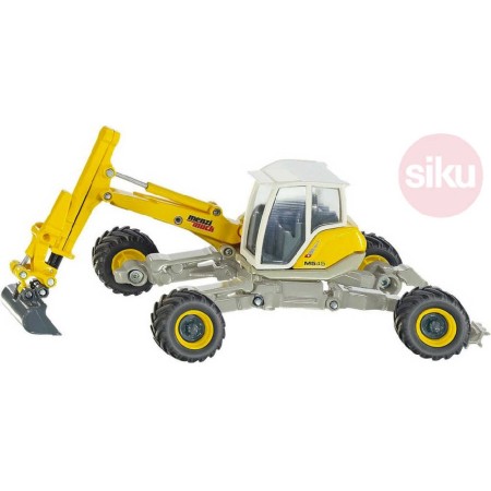 SIKU Bagr žlutý do težkého terénu Menzi -Muck 1:50 model kov 3548