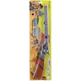 Puška na kapsle na 8 ran dětská kapslovka s odznakem šerifa