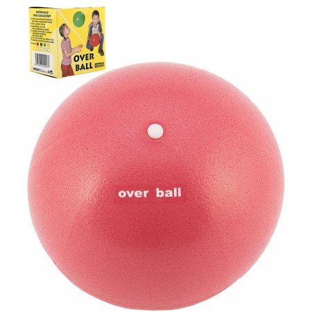 Míč overball 260mm červený fitness gymball rehabilitační do 120kg